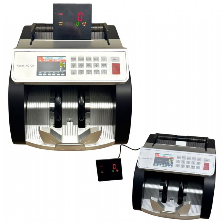 Action AC100 TL / EURO Kağıt Para Sayma Makinesi