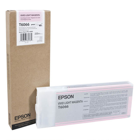 Epson T6066-C13T606600 Açık Kırmızı Orijinal Kartuş