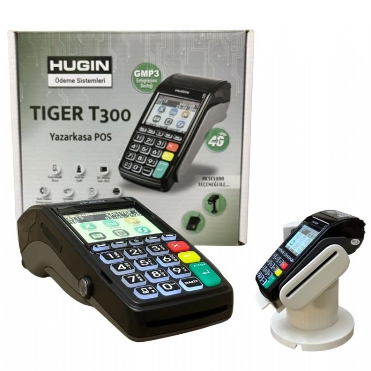 Hugin Tiger 4G T300 Yeni Nesil Mobil Pos Yazarkasa