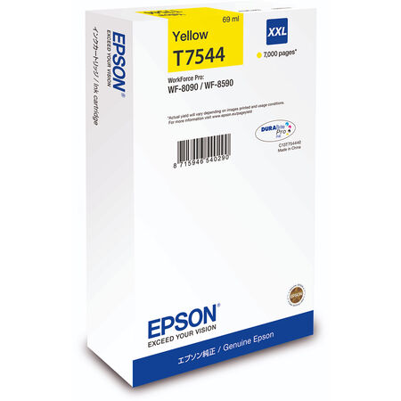 Epson T7544-C13T754440 Sarı Orijinal Kartuş Ekstra Yüksek Kapasiteli
