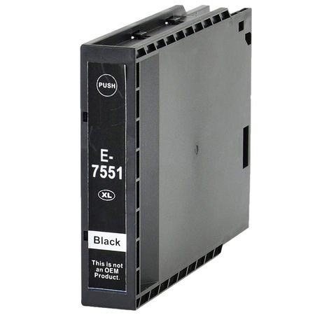 Epson T7551-C13T755140 Siyah Muadil Kartuş Yüksek Kapasiteli